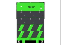 12 ranhuras de carregamento Estação de troca de baterias com IP54 para duas rodas bateria trocável