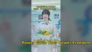 ? Uma #lithiumbattery, total “liberdade de poder”!