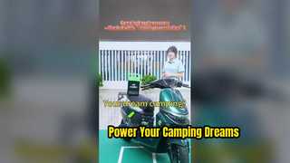 A felicidade no acampamento aumenta – graças a esta “central elétrica móvel”?