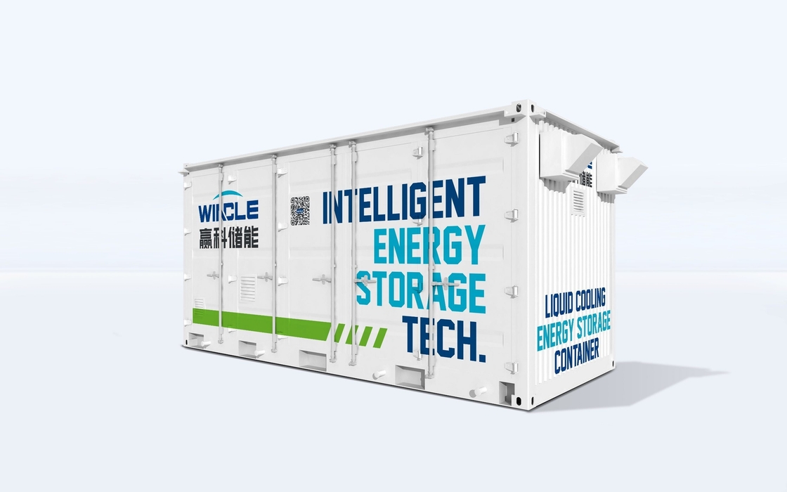 Sistema de armazenamento de energia de um recipiente de uma central eléctrica com proteção IP54 e vida útil de ciclo longo