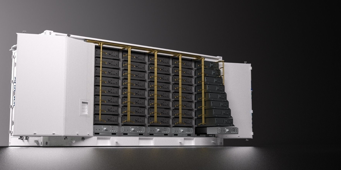 Container de alta tensão de 20FT 5MWh ESS para ligação à rede e alimentação de reserva