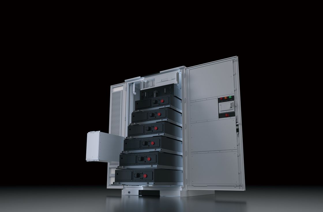 Todos em um 96kwh sistema de armazenamento de energia de resfriamento líquido gabinete para gerador de energia solar