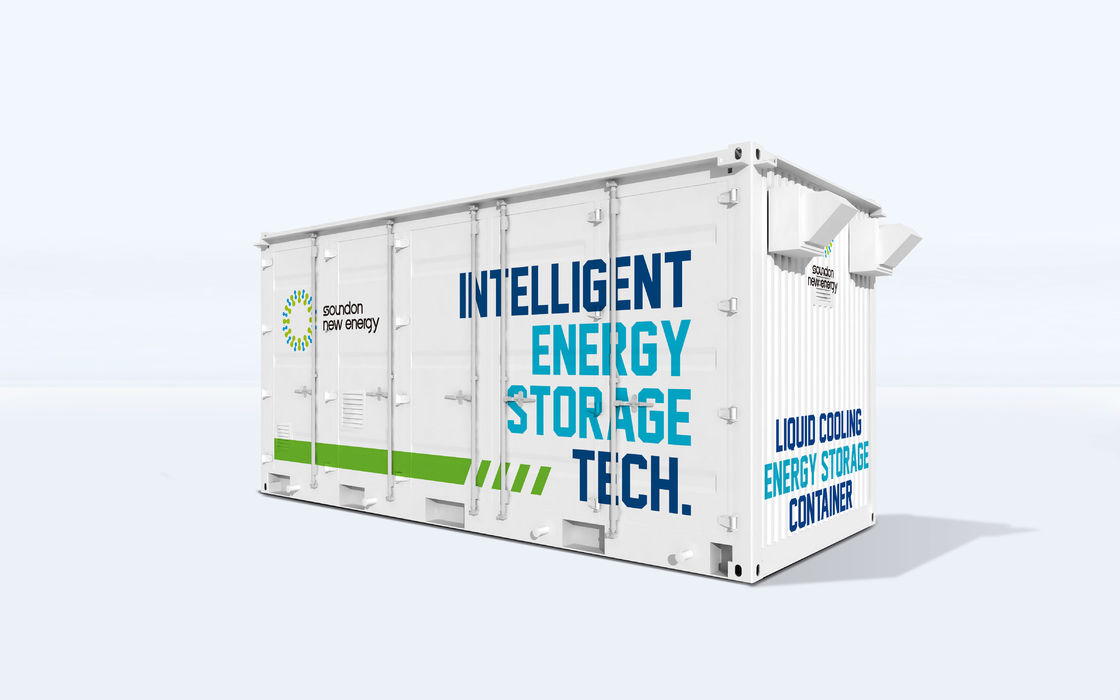 Container de alta tensão de 20FT 5MWh ESS para ligação à rede e alimentação de reserva