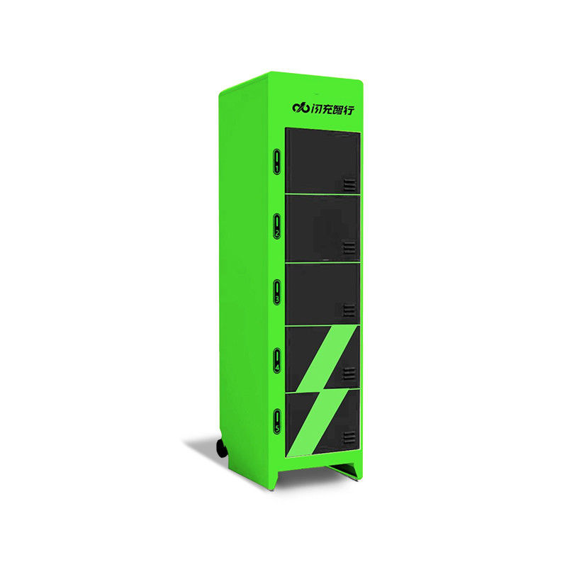 5 slots Bateria de troca de gabinete Para 48V 60V 72V E Bateria de motocicleta trocável