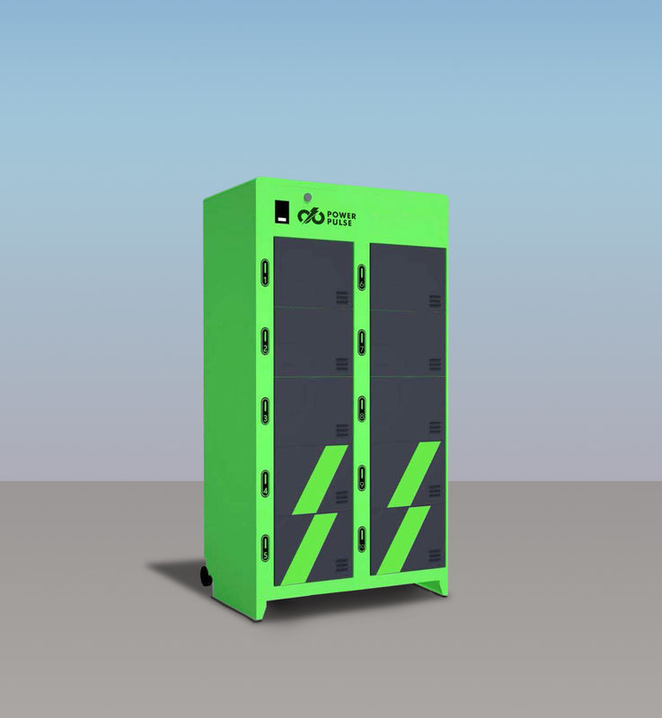 10 Slots Bateria de troca de gabinete Para 48V 60V 72V E Bateria trocável de motocicleta